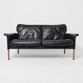 Twoseater black leather